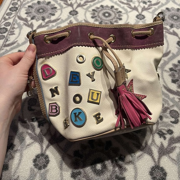 Dooney & Bourke Handbags - Rare Vintage Dooney & Bourke Alphabet Ducky Charm mini Bucket Bag #6